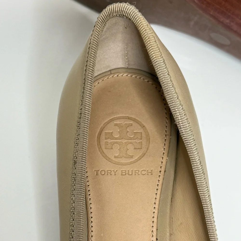 Tory Burch Leather Wedge Ballet Flats – Size 7M